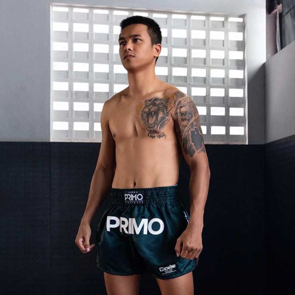 PRIMO 曼巴系列 獵人綠 M / L / XL 泰拳褲 運動短褲 運動短褲,泰拳褲,泰拳,PRIMO,綠色,拳擊