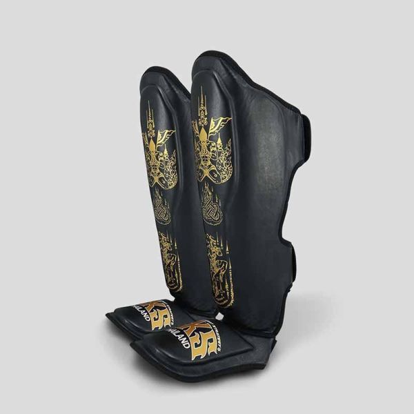 SKS 黃金猛虎 黑色 M / L 護腳脛 護腳脛,護脛,護腿,踢拳,泰拳