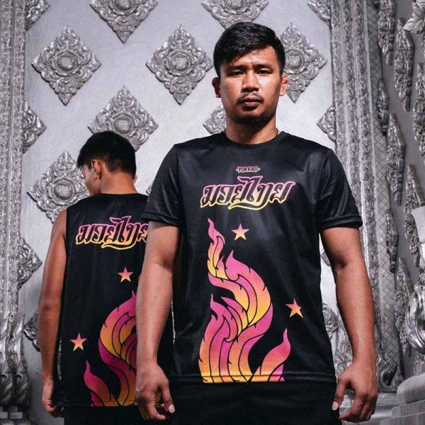 YOKKAO 焰火 S / M / L / 2XL 黑色 休閒上衣 休閒上衣,運動上衣,黑色,black,fire