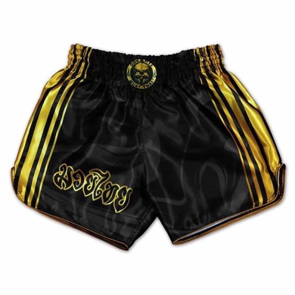 Muay Thai 八肢藝術 黑金款 M / L/ XL 泰拳褲 泰拳褲,運動褲,拳擊,踢拳,泰拳,金色,黑色