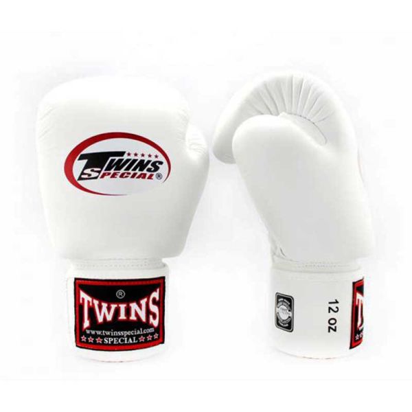 TWINS 泰國 10oz 白色 BGVL3 素色 真皮 拳擊手套 格鬥裝備,拳套,泰拳,TWINS,白色,拳擊,踢拳