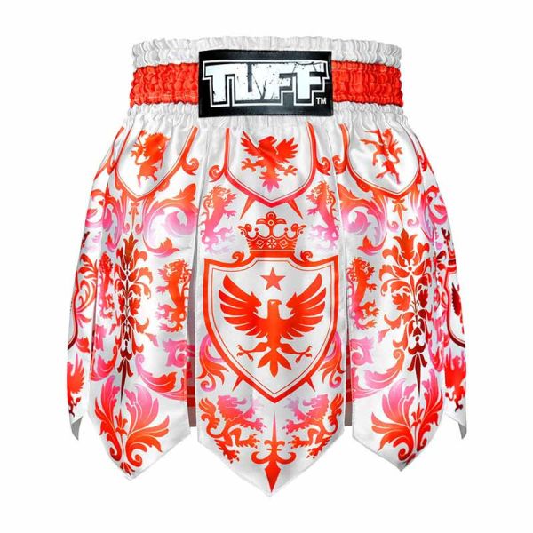 TUFF 角鬥士 紅白 M / XL / 2XL 泰拳褲 踢拳 運動短褲 泰拳褲,運動短褲,泰拳,踢拳,拳擊,MMA