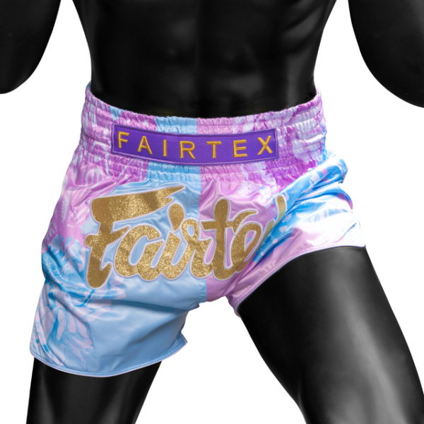 Fairtex 粉蝶 Fiore 花 L 粉色 泰拳褲 FAIRTEX,泰拳褲,運動褲,拳擊,踢拳,泰拳,粉色,蝴蝶