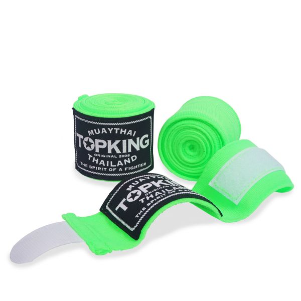 Top King TKB 手綁帶 青綠 4.5 米 彈性棉質 綁手 TOPKING,手綁帶,棉質,彈性,泰拳,青綠,拳擊