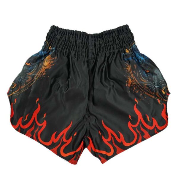 MONGKOL 暗影烈火 黑豹 S / M / L / 2XL 泰拳褲 泰拳褲,MONGKOL,拳擊,踢拳,泰拳,muaythai,thaishort