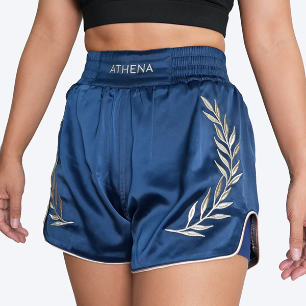 ATHENA 海軍藍 L / XL 泰拳褲 格鬥褲 運動短褲 運動短褲,泰拳褲,泰拳,ATHENA,藍色,海軍藍,拳擊