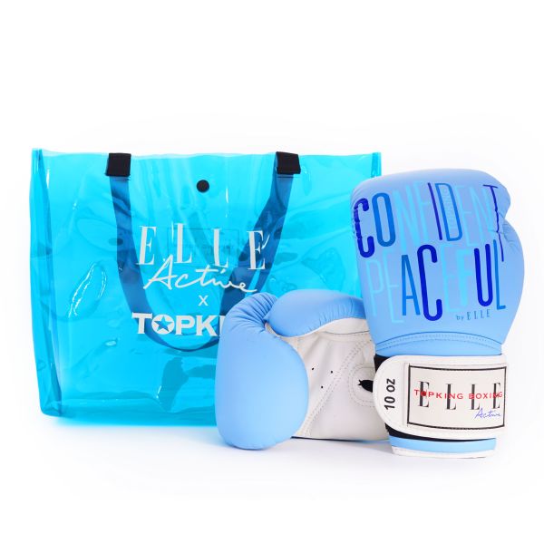 TOP KING X ELLE TKB 10oz 信心 真皮 拳擊手套 附裝備袋 拳套,TKB,拳擊,踢拳,泰拳,拳擊