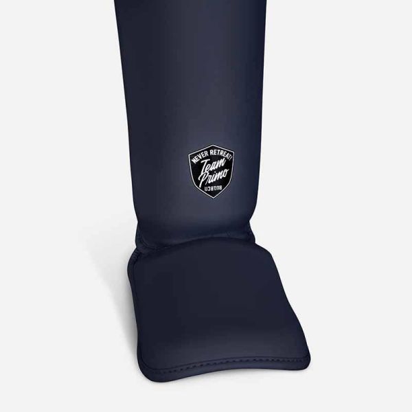 PRIMO 經典款 海軍藍 M / L 半皮革 護腳脛 格鬥裝備,護腳脛,泰拳,PRIMO,藍色,踢拳,海軍藍