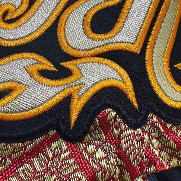 THAI BATTLE 紅金騰龍 M 泰拳褲 BATTLE,泰拳褲,運動褲,拳擊,踢拳,泰拳,黑色