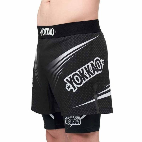 YOKKAO 雙重對決 M / L 雙層 快乾 NOGI 格鬥褲 YOKKAO,fight,格鬥褲,搏擊短褲,MMA,綜合格鬥