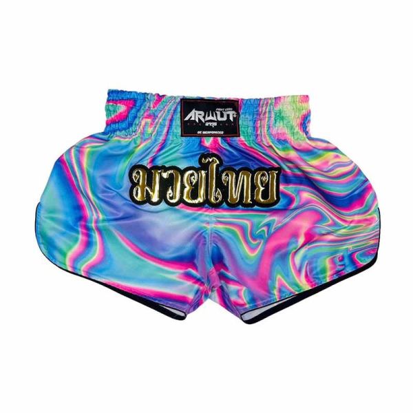 Arwut 魔幻精神 L 泰拳褲 泰拳褲,泰國,拳擊,黑色,MMA,踢拳