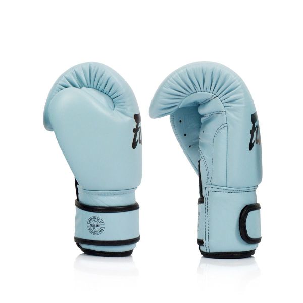 Fairtex 素色 14oz 真皮 湖水藍 拳擊手套 格鬥裝備,拳套,泰拳,FAIRTEX,藍色,拳擊,踢拳