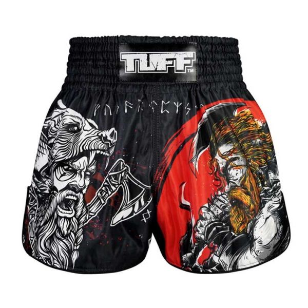 TUFF 野蠻維京 黑色 L / XL / 2XL 泰拳褲 踢拳 運動短褲 泰拳褲,運動短褲,泰拳,踢拳,拳擊,MMA
