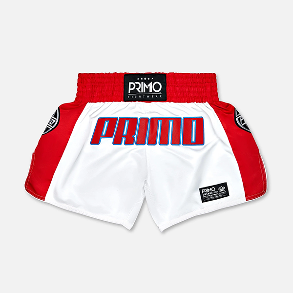 PRIMO 紅白款 XL 泰拳褲 運動短褲 運動短褲,泰拳褲,泰拳,PRIMO,紅色,拳擊,白色