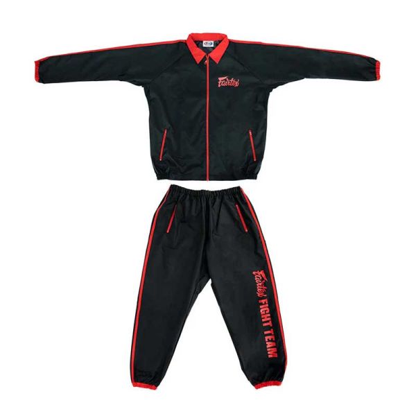 Fairtex 衣領款 M / L / XL VS4 紅色 減重衣 格鬥裝備,拳套,泰拳,FAIRTEX,黑色,拳擊,踢拳