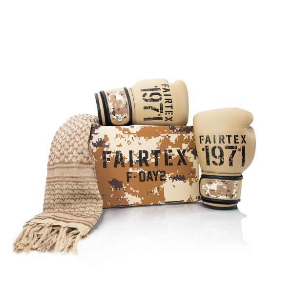 Fairtex F-DAY 2 軍事沙漠 12oz 極細纖 拳擊手套 格鬥裝備,拳套,泰拳,FAIRTEX,沙色,拳擊,踢拳
