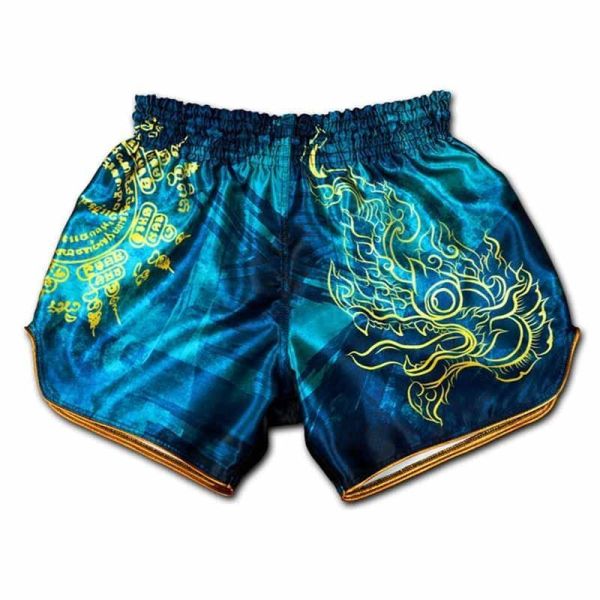 Muay Thai 那伽之王 孔雀綠 L / XL / 2XL泰拳褲 NAGA,泰拳褲,運動褲,拳擊,踢拳,泰拳,綠色,蛇神