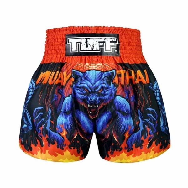 TUFF 午夜狼嚎 M / L 泰拳褲 踢拳 運動短褲 泰拳褲,運動短褲,泰拳,踢拳,拳擊,MMA,曼谷,野狼,狼人,