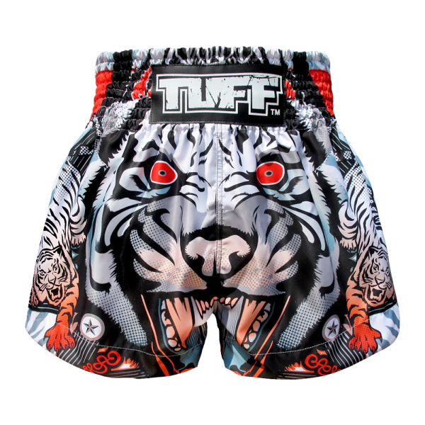TUFF 銀灰咆嘯 L 泰拳褲 踢拳 運動短褲 泰拳褲,運動短褲,泰拳,踢拳,拳擊,MMA