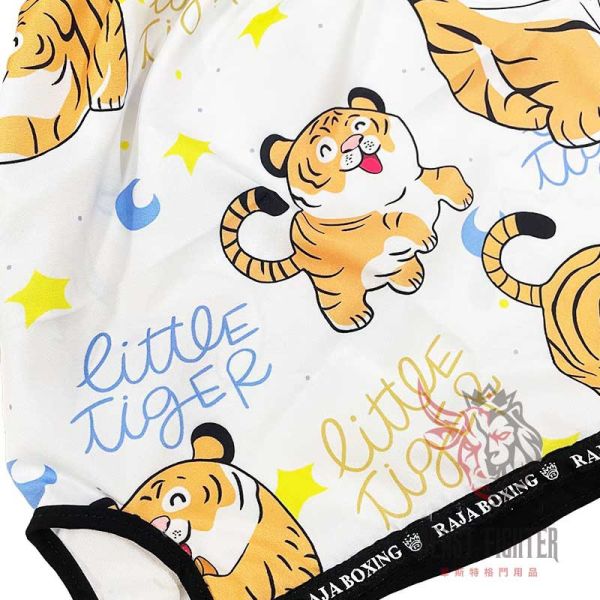 RAJA 泰國 萌虎 S / M / L 泰拳褲 泰拳褲,RAJA,泰拳,運動褲,拳擊,踢拳,黃色