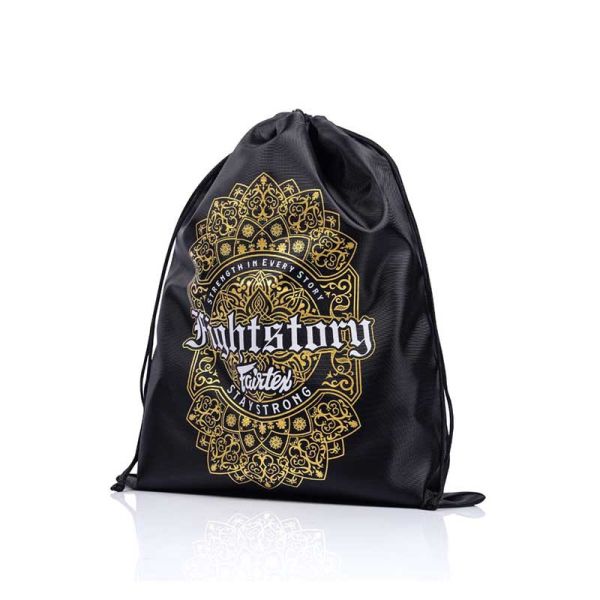 Fairtex 聯名款 Fight Story 12oz 拳擊手套 附拳套袋 格鬥裝備,拳套,泰拳,FAIRTEX,黑色,拳擊,踢拳