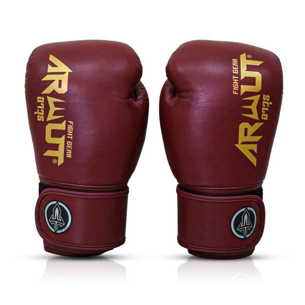 Arwut 酒紅 12oz 真皮 素面 拳擊手套 泰國,紅色,拳套,拳擊,踢拳,泰拳,muaythai