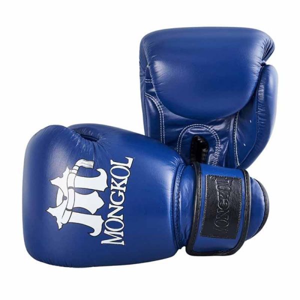 MONGKOL 蒙坤 12oz 藍色 真皮 拳擊手套 拳套,MONGKOL,拳擊,踢拳,泰拳,拳擊