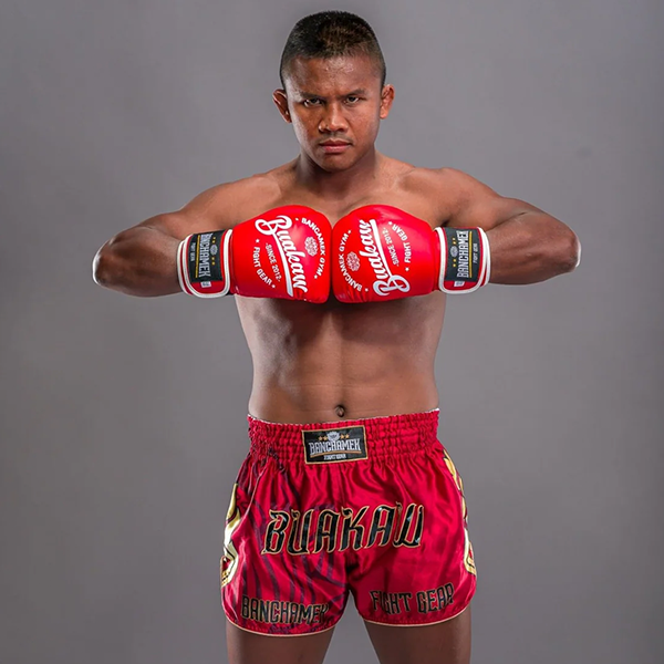Buakaw 播求 焰火蓮花 M / L / XL 泰拳褲 泰拳褲,運動短褲,泰拳,踢拳,拳擊,MMA