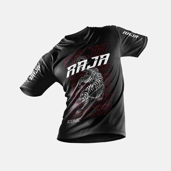 RAJA 泰國 經典 LOGO 老虎 M 休閒上衣 黑款 休閒上衣,運動上衣,黑色,老虎,tiger,
