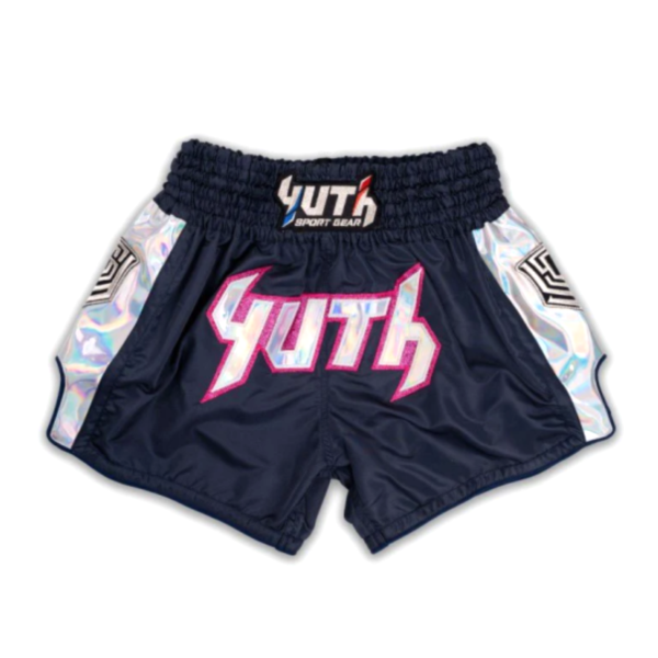 YUTH 芭達雅 S / M / L 銀粉 亮面 泰拳褲 運動短褲 YUTH,泰拳褲,運動褲,拳擊,踢拳,泰拳,
