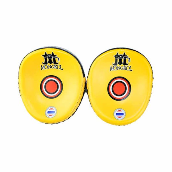 Mongkol 真皮 藍黃 拳擊手靶 集中靶 古巴靶 訓練靶具 靶具,集中靶,古巴靶,拳擊靶,手靶,拳靶