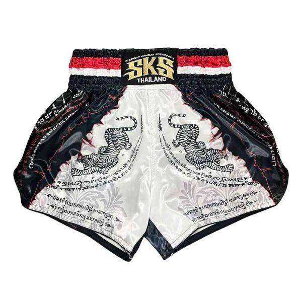 SKS 藝術虎紋 M / L 泰拳褲 運動短褲 SKS,泰拳褲,運動褲,拳擊,踢拳,泰拳,黑色