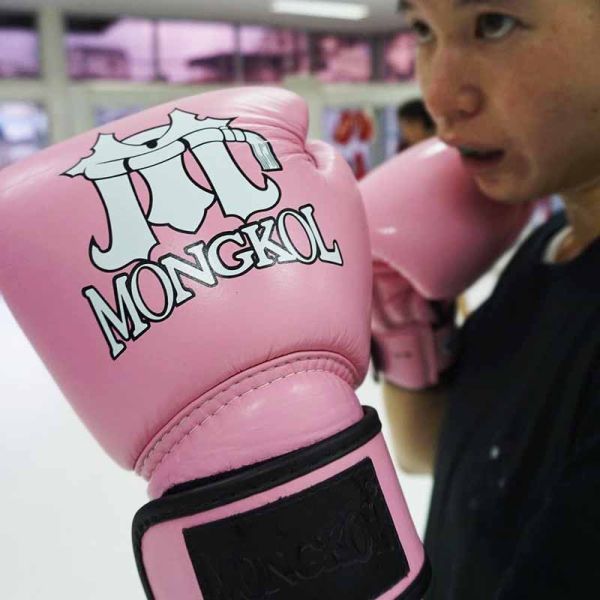 MONGKOL 蒙坤 8oz 10oz 櫻花粉 真皮 拳擊手套 拳套,MONGKOL,拳擊,踢拳,泰拳,拳擊
