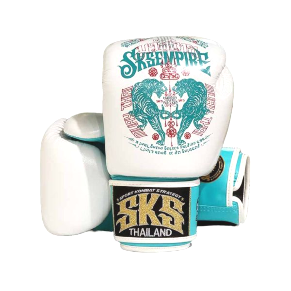 SKS 虎紋炸彈 12oz 湖水綠 極細纖皮革 拳擊手套 拳套,SKS,拳擊,踢拳,泰拳,拳擊