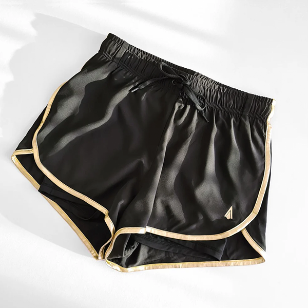 ATHENA 運動短褲 S / M /L / XL 黑金款 短褲,運動短褲,泰拳,ATHENA,黑色,格鬥褲,重訓