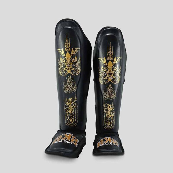 SKS 黃金猛虎 黑色 M / L 護腳脛 護腳脛,護脛,護腿,踢拳,泰拳