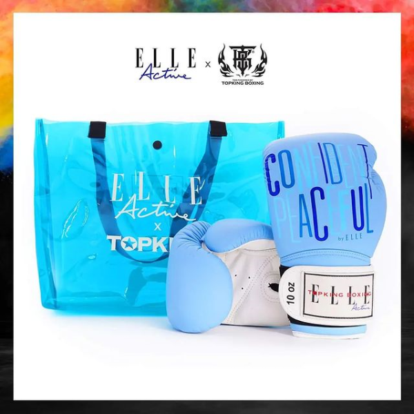 TOP KING X ELLE TKB 10oz 信心 真皮 拳擊手套 附裝備袋 拳套,TKB,拳擊,踢拳,泰拳,拳擊