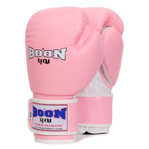 Boon 經典款 嫩粉 8oz / 10oz 真皮 拳擊手套 格鬥裝備,拳套,泰拳,BOON,藍色,拳擊,踢拳