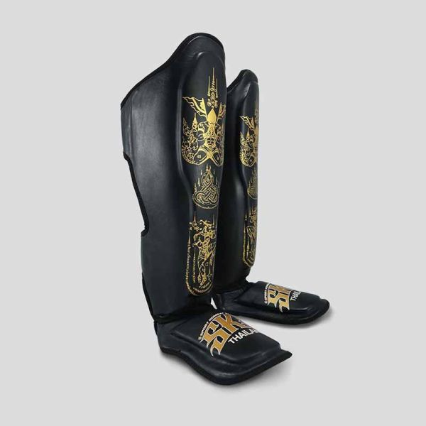 SKS 黃金猛虎 黑色 M / L 護腳脛 護腳脛,護脛,護腿,踢拳,泰拳