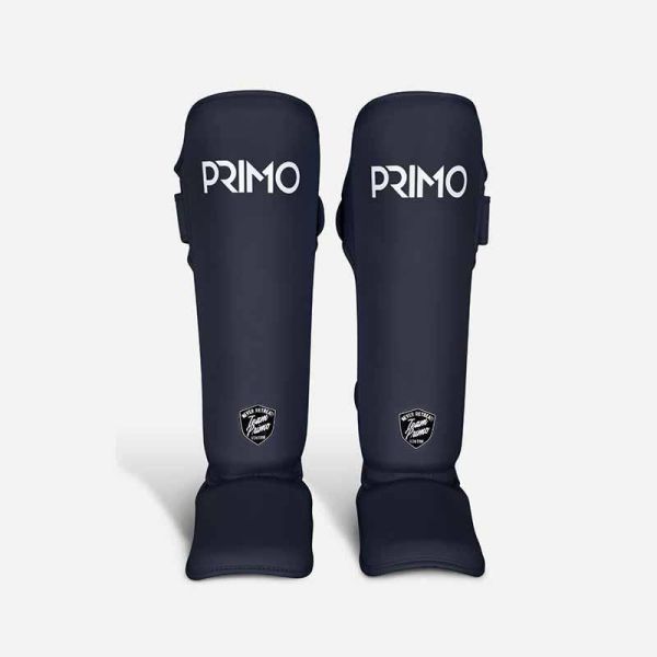PRIMO 經典款 海軍藍 M / L 半皮革 護腳脛 格鬥裝備,護腳脛,泰拳,PRIMO,藍色,踢拳,海軍藍