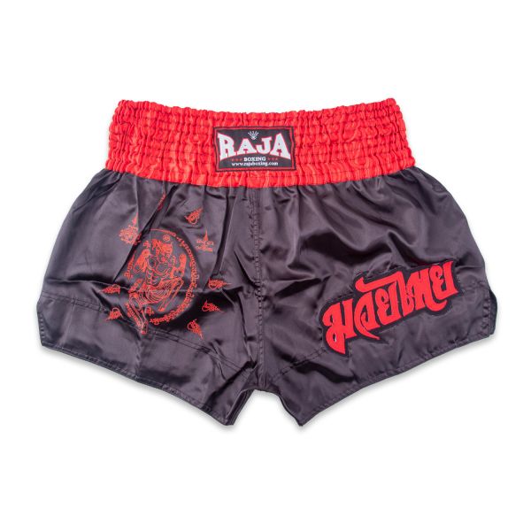 RAJA 泰國 Fancy 泰神 M / L / XL 黑紅 泰拳褲 泰拳褲,RAJA,泰拳,運動褲,拳擊,踢拳,黑色