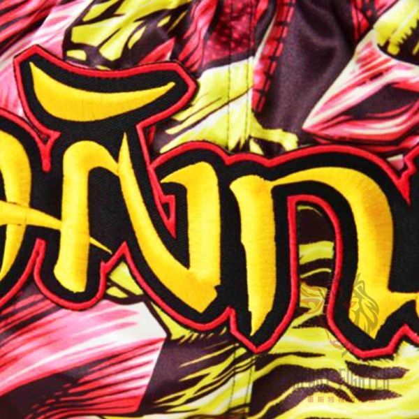 RAJA 泰國 ROCK 龍吼 XL 泰拳褲 泰拳褲,RAJA,泰拳,運動褲,拳擊,踢拳,紅色