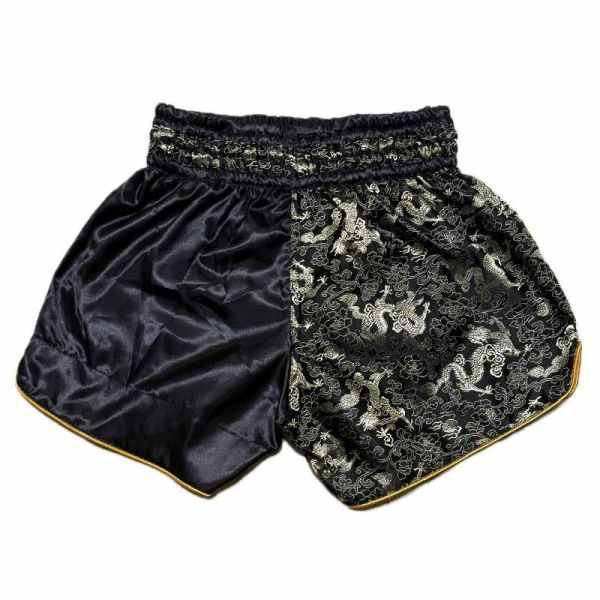 THAI BATTLE 黯色龍紋 M 黑金款 泰拳褲 THAI,泰拳褲,運動褲,拳擊,踢拳,泰拳,