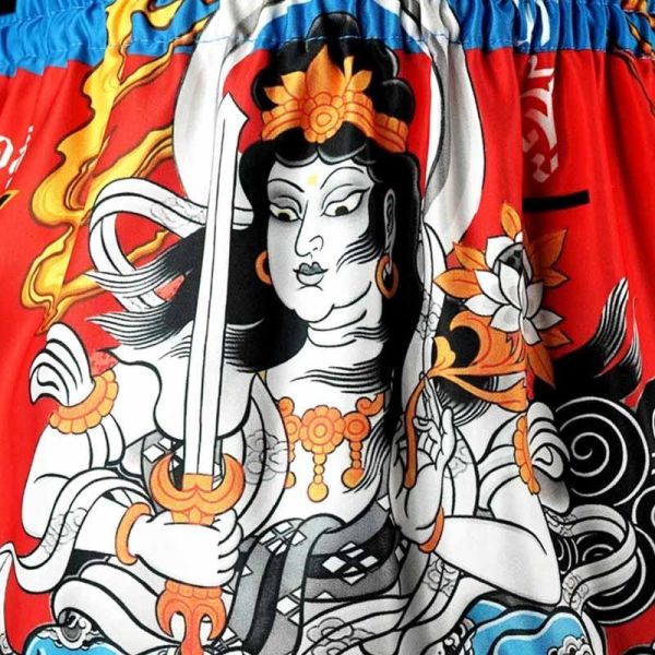 TUFF 文殊觀音 雄獅 S / M / L / XL 泰拳褲 踢拳 運動短褲 泰拳褲,運動短褲,泰拳,踢拳,拳擊,MMA,觀音,獅子