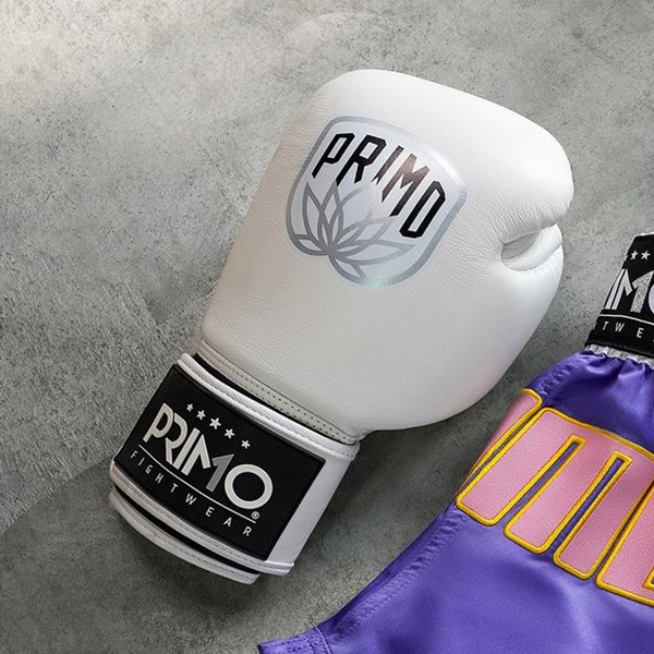 PRIMO 經典 2.0 純白 10oz 14oz 真皮 拳擊手套 格鬥裝備,拳套,泰拳,PRIMO,白色,拳擊
