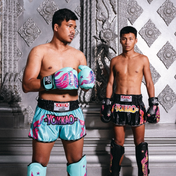 YOKKAO 焰火 S / M / L / XL / 2XL 黑色 泰拳褲 踢拳 運動短褲 泰拳褲,運動短褲,泰拳,踢拳,拳擊,曼谷,YOKKAO,fire,火焰
