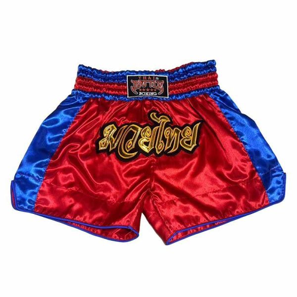 THAI BATTLE 兒童泰拳褲 L 藍紅超人款 THAI,泰拳褲,運動褲,拳擊,踢拳,泰拳,兒童,兒童泰拳,超人