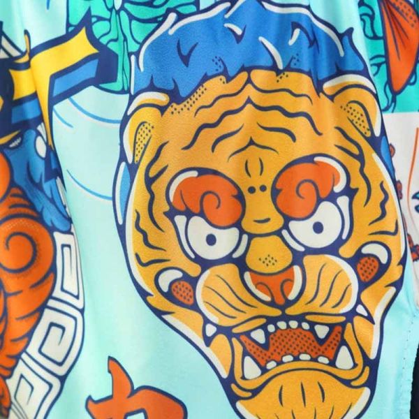 TUFF 歌舞伎精神 M 泰拳褲 踢拳 運動短褲 泰拳褲,運動短褲,泰拳,踢拳,拳擊,MMA,普普風,歌舞伎,日本