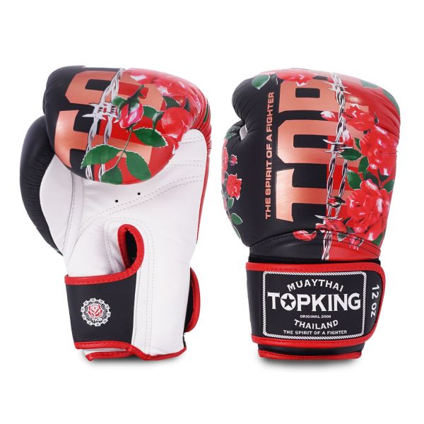 TOP KING TKB 霸王玫瑰 12oz 真皮 拳擊手套 拳套,TKB,拳擊,踢拳,泰拳,拳擊