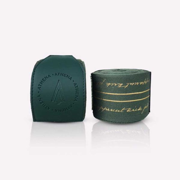 ATHENA 手綁帶 3米 4.5米 叢林翡翠 附洗滌袋 手綁帶,棉質,彈性,泰拳,ATHENA,軍綠,拳擊